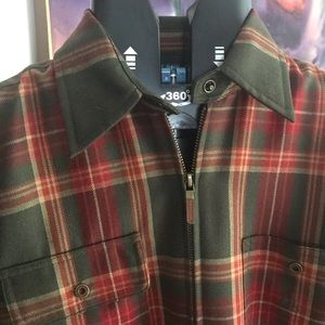 Lauren Ralph Lauren shirt jacket Shacket S wool plaid unisex super cool Fall